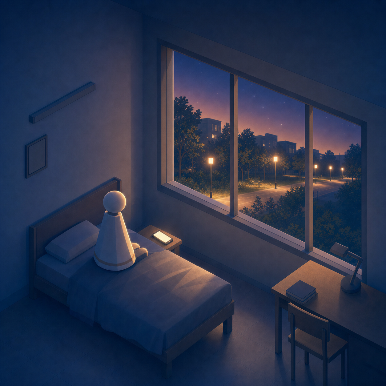 等待夜晚降临